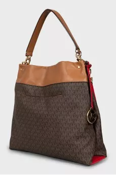 Canvas bag with signature print