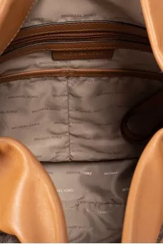 Canvas bag with signature print