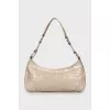 Silver shoulder bag