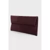 Purple suedeclutch