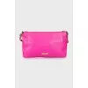 Leather bag with bow