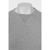 Gray tracksuit with tag