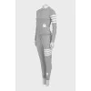 Gray tracksuit with tag