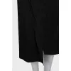 Straight cut skirt with slits