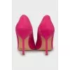 Pink Suede Pumps