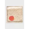 Polka dot print scarf