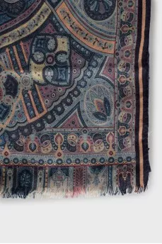 Silk and cashmere scarf