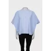 Light blue loose fit shirt