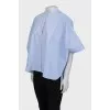 Light blue loose fit shirt