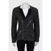 Cardigan with zip and pockets