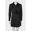 Black dress decorated with crystals