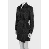 Black dress decorated with crystals