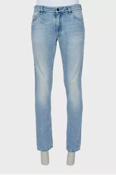 Men's jeans with brand logo
