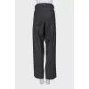 Men's Gray Wool Trousers