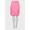Straight pink skirt