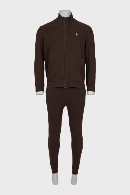 Men's brown tracksuit