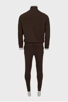 Men's brown tracksuit