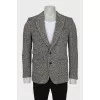 Men's herringbone blazer