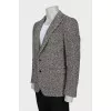 Men's herringbone blazer