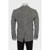 Men's herringbone blazer