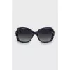 Blue Printed Sunglasses