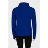 Knitted jacket with zippers