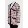 Tweed fitted cardigan