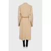 Beige wool and cashmere coat