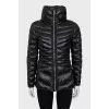 Slim fit jacket with hidden hood