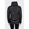 Slim fit jacket with hidden hood