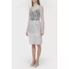 White lace dress with fringes