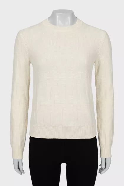 Slim fit wool jumper