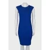 Blue bodycon dress