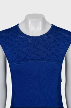 Blue bodycon dress