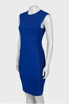 Blue bodycon dress