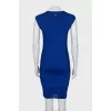 Blue bodycon dress