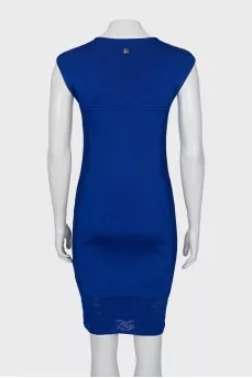 Blue bodycon dress