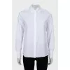 White shirt with hidden buttons
