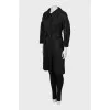 Fitted coat with pockets