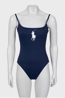 Blue swimsuit with tag
