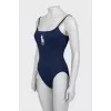 Blue swimsuit with tag