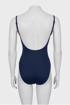 Blue swimsuit with tag