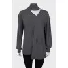 Grey Merino Wool Golf