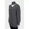 Grey Merino Wool Golf