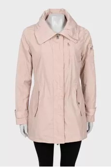 Jacket with buttons and zip