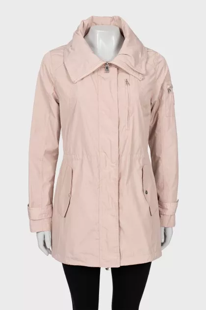 Jacket with buttons and zip