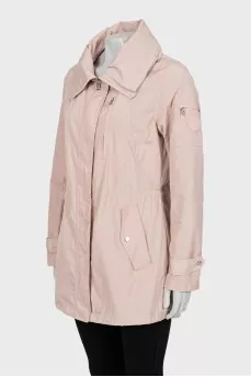 Jacket with buttons and zip