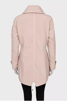 Jacket with buttons and zip