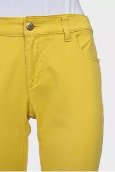 Желтые джинсы skinny fit