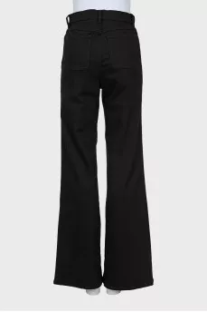 Black high waist jeans